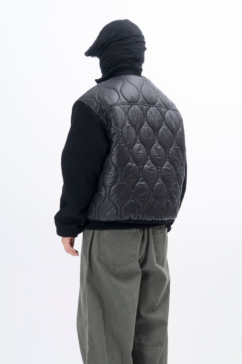 Turd knit Arm Padding Jumper