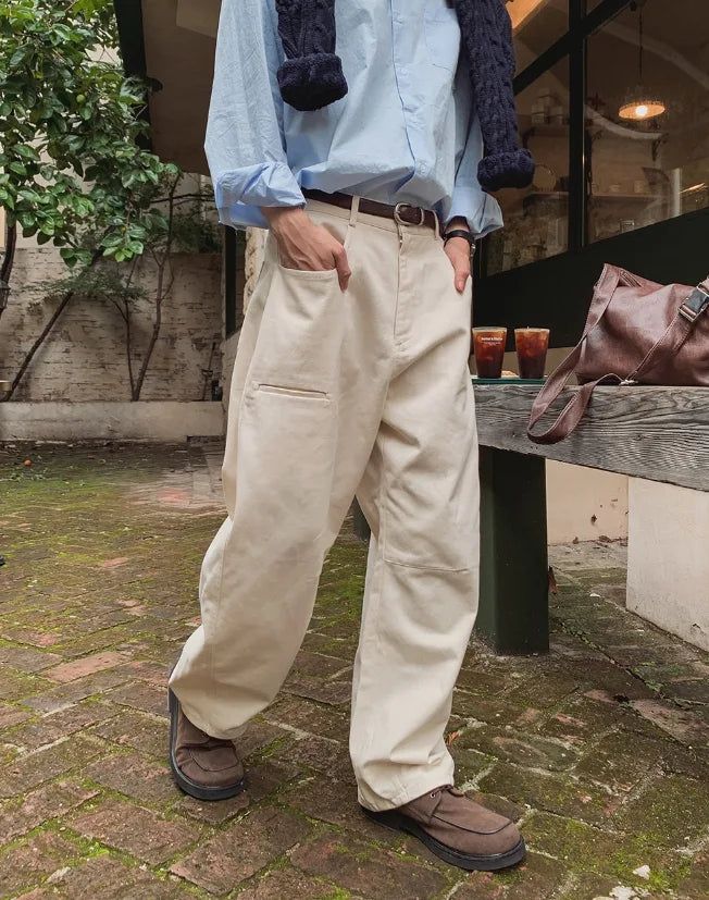 Rior Curved Cut Balloon Pants
