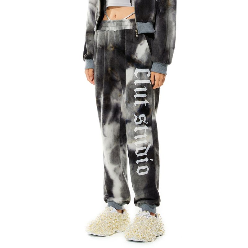 0 4 Tie Dye String Joggers