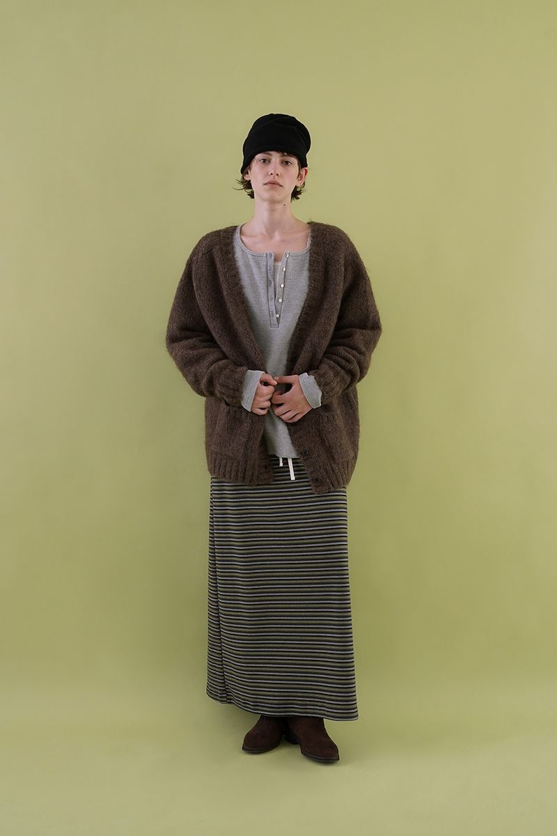 Softy alpaca cardigan_brown