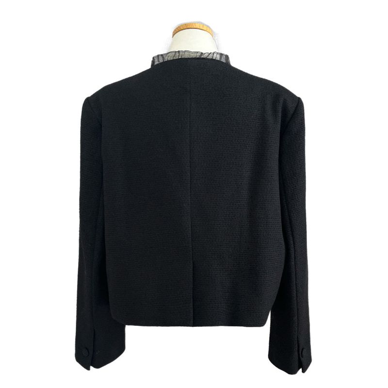 Classic Muse Lace -Trimmed Tweed Jacket