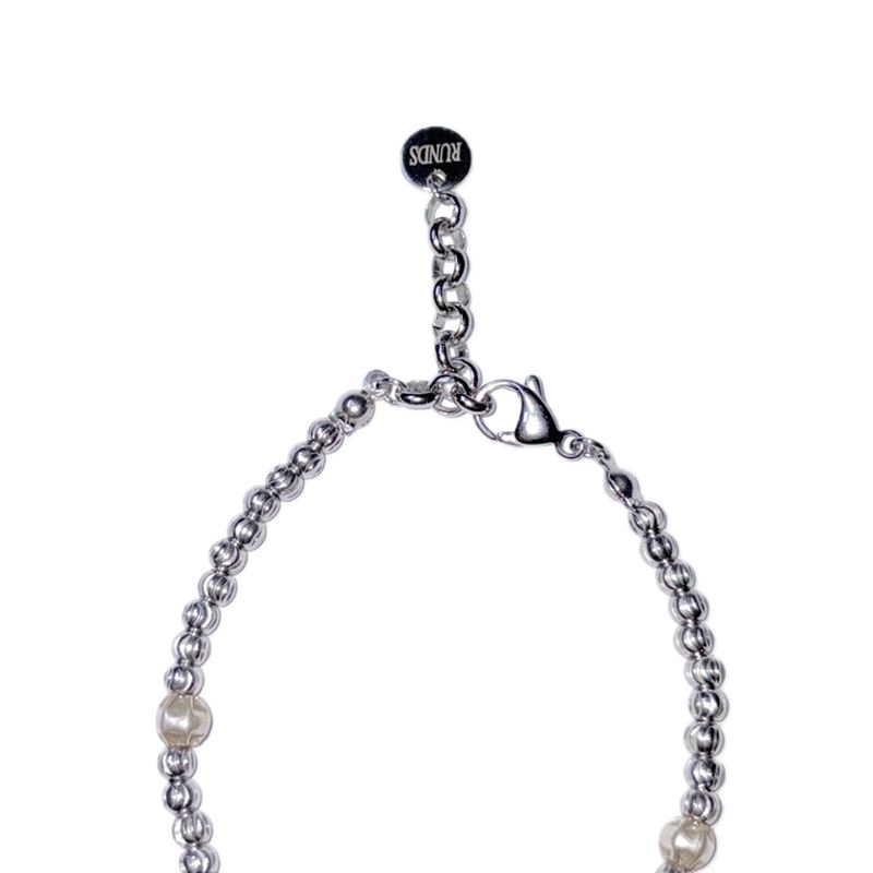karan silver & surgical barcelet 01