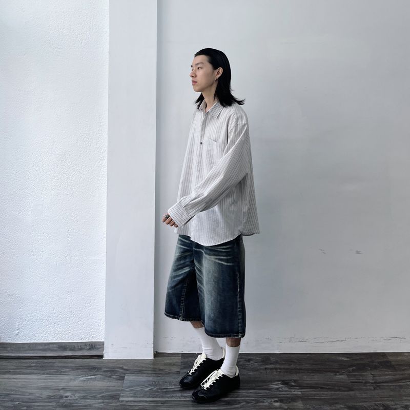 Grey Mist Stripe Shirt