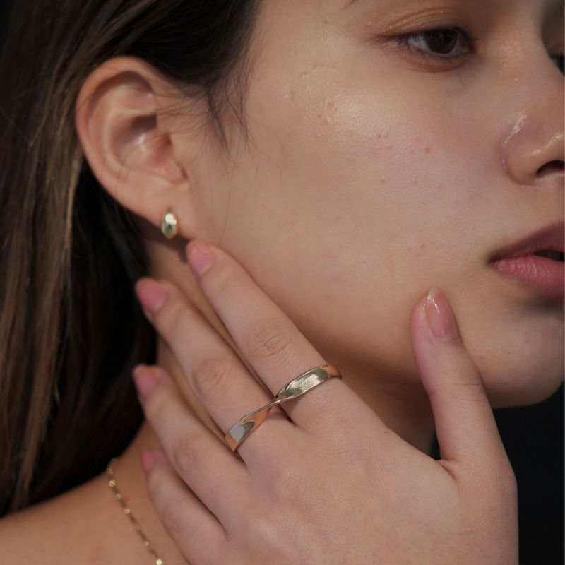 twist double ring
