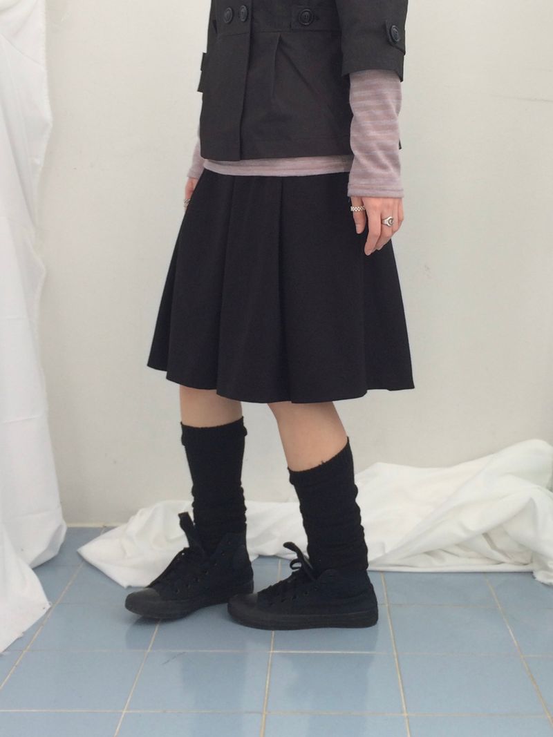 Semi-A-Line Double Button Jacket