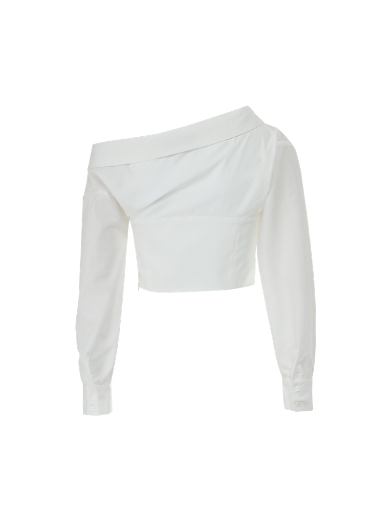 Ines shirts bustier (White)