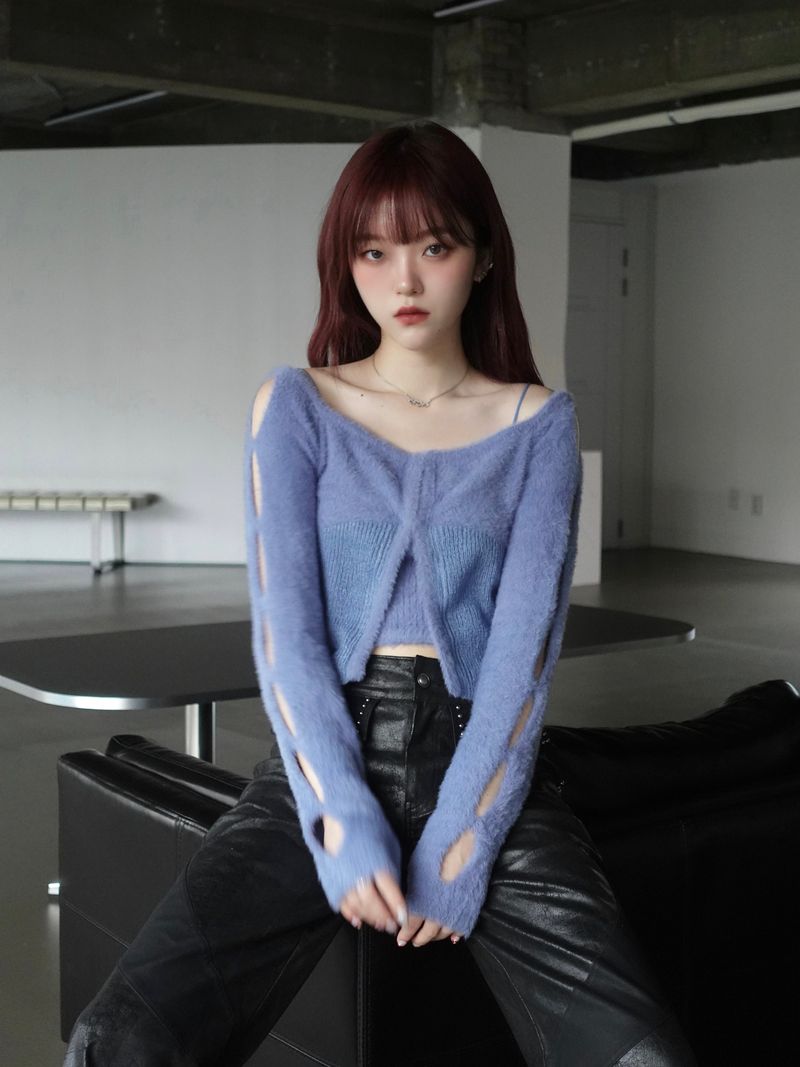 FLUFFY KNIT CD SET (BLUE)