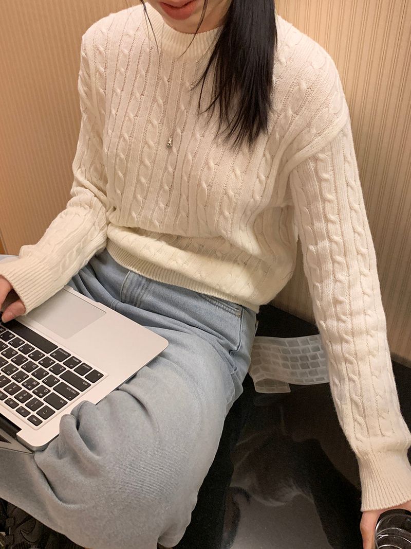 [MADE] Angpang Twisted Round Knit