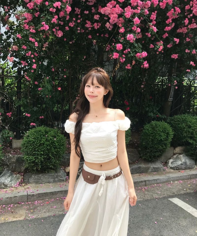 flute drift maxi long sk