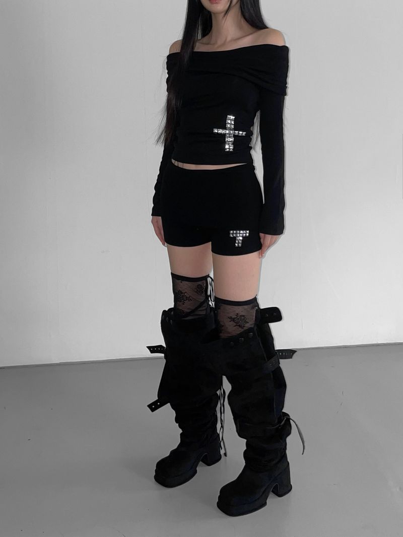 tuebe cross off top(3 color)