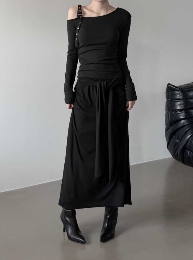 Tain Knot Long Skirt