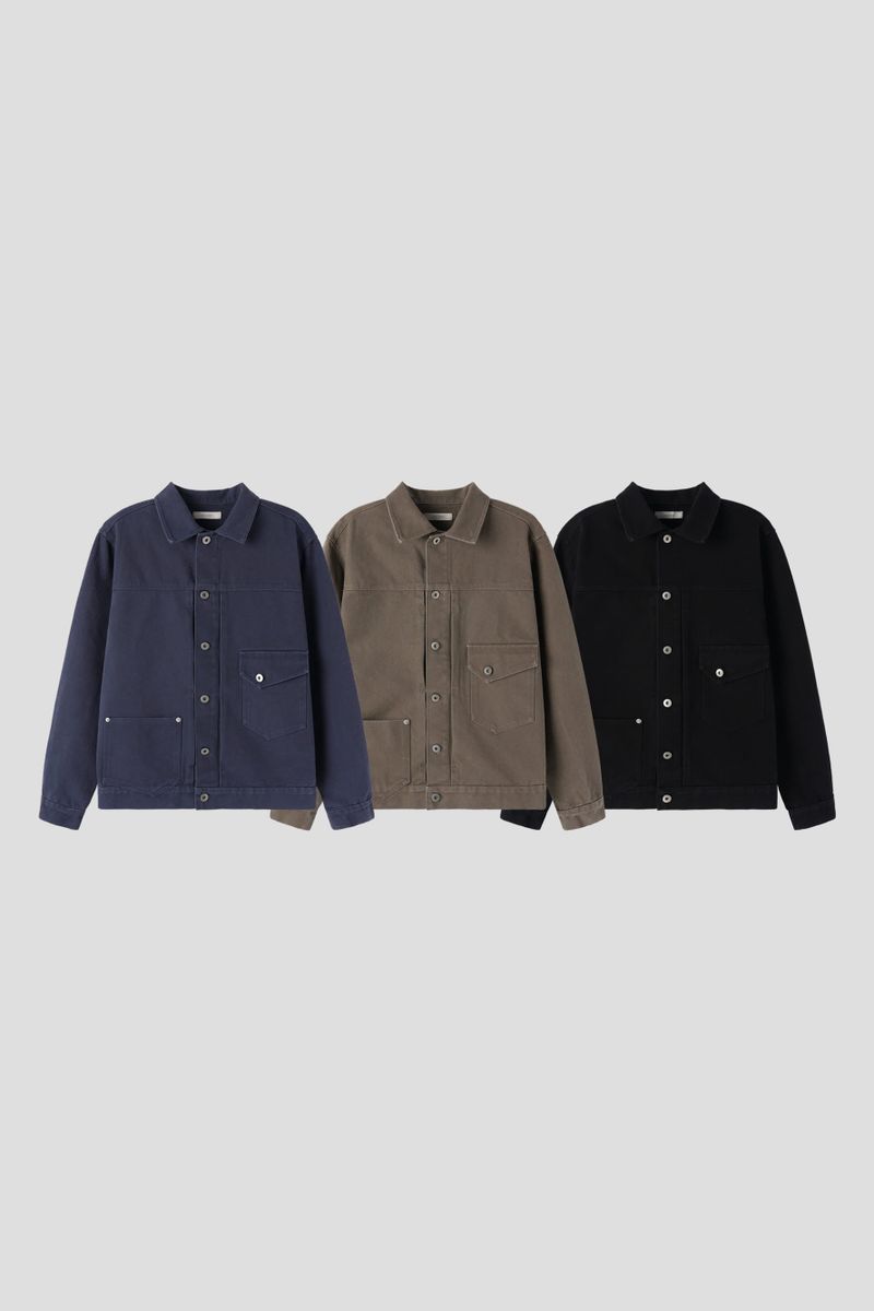 Lowell cotton trucker jacket