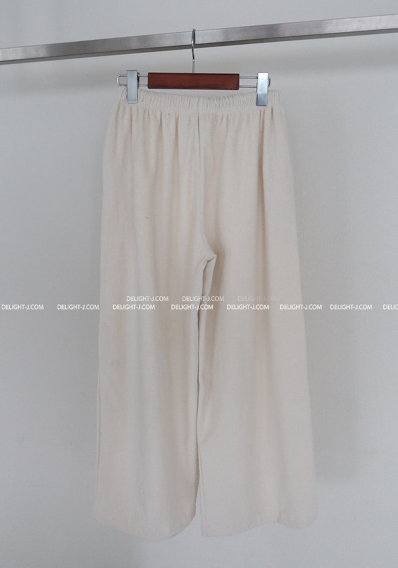 Towel Terry Strap Jogger & Wide Long Pants