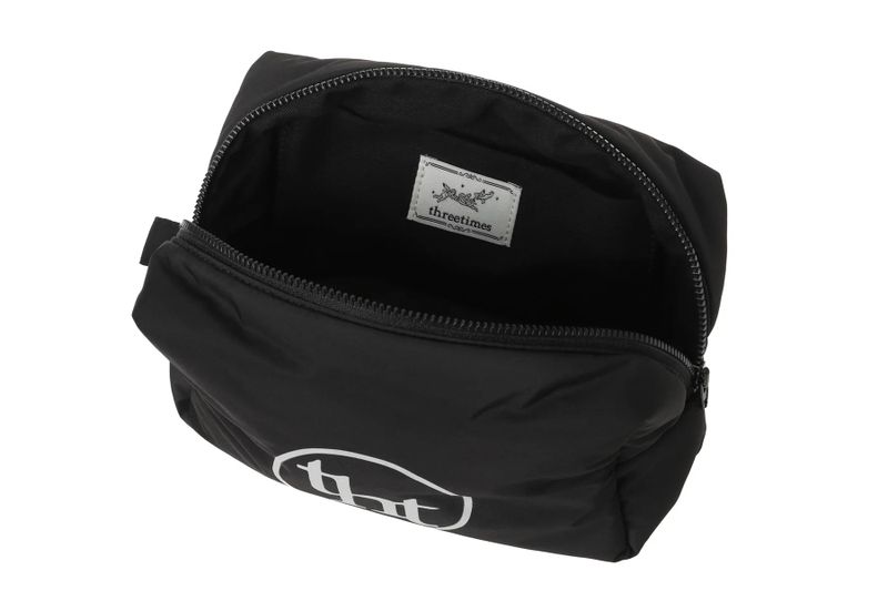 Bebe square pouch - black
