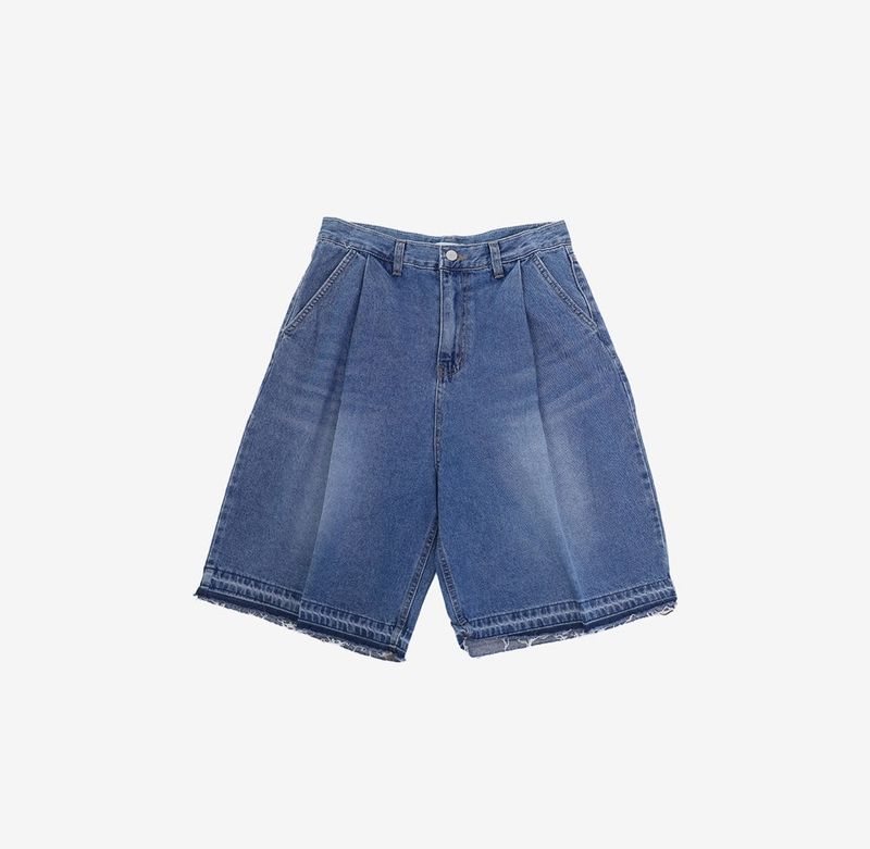 Oban Pintuck Damage Bermuda Pants