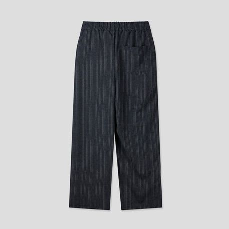 Seilen Stripe Banding Wide Slacks