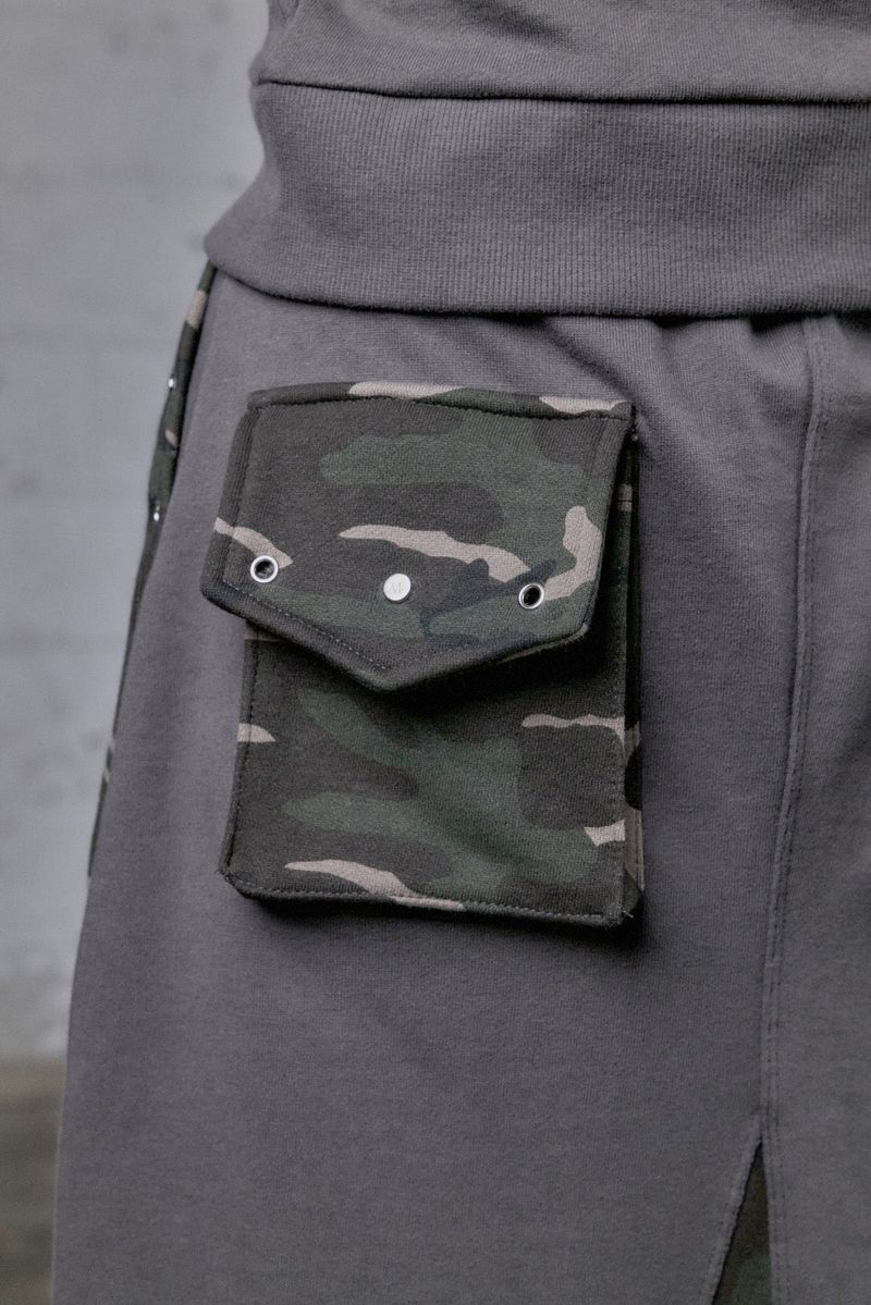 PHITES SET-UP CAMO POINT LONG SKIRT