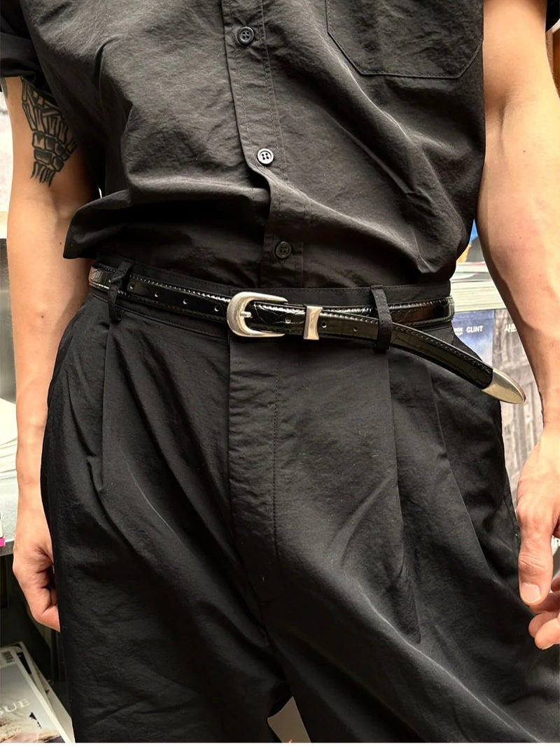 2025 Nylon semi wide pants(4color)