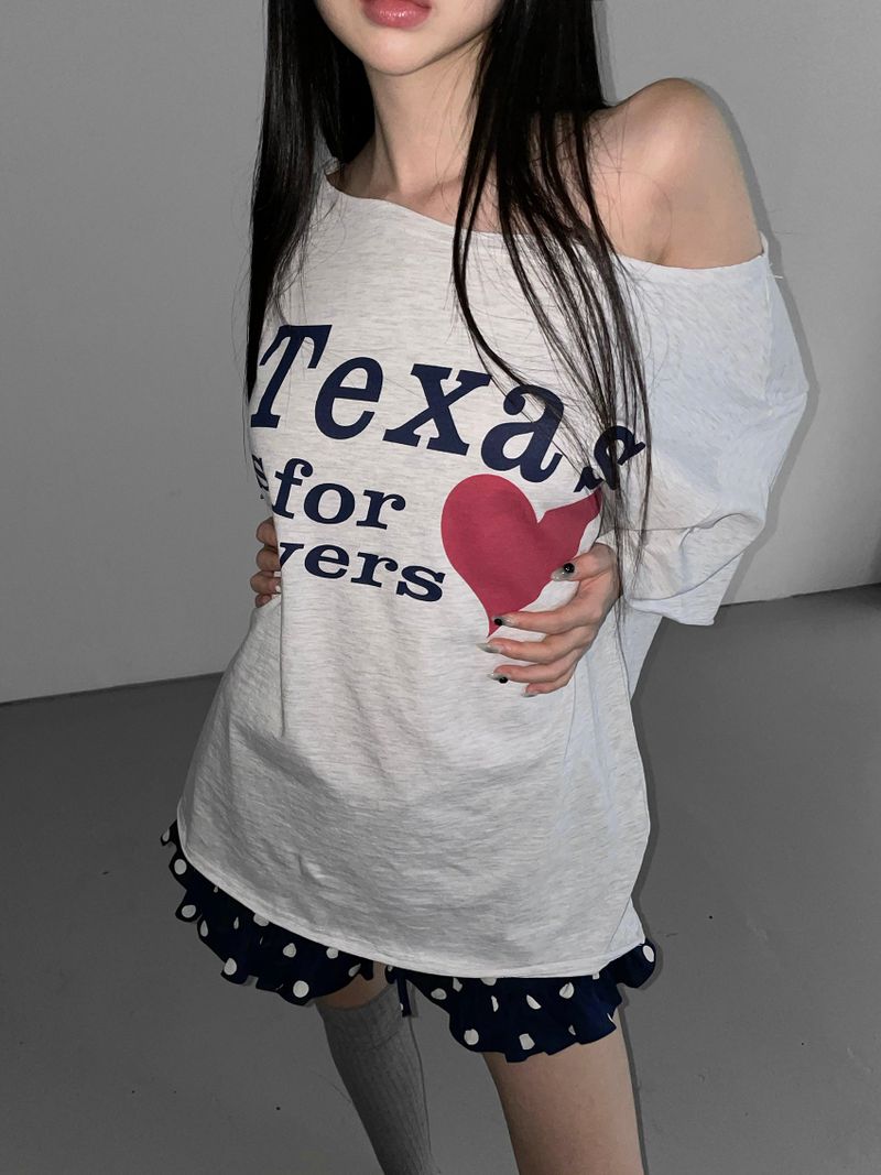THEAIRTOWN（ザエアータウン）の「taxas off top(2 color)（Tops）」