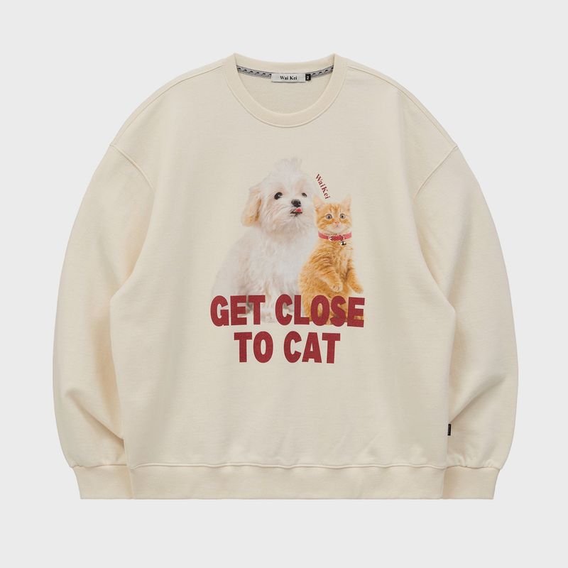 WaiKei(ワイケイ)の「Maltese and Cheese Cat Sweatshirt(Tops)」