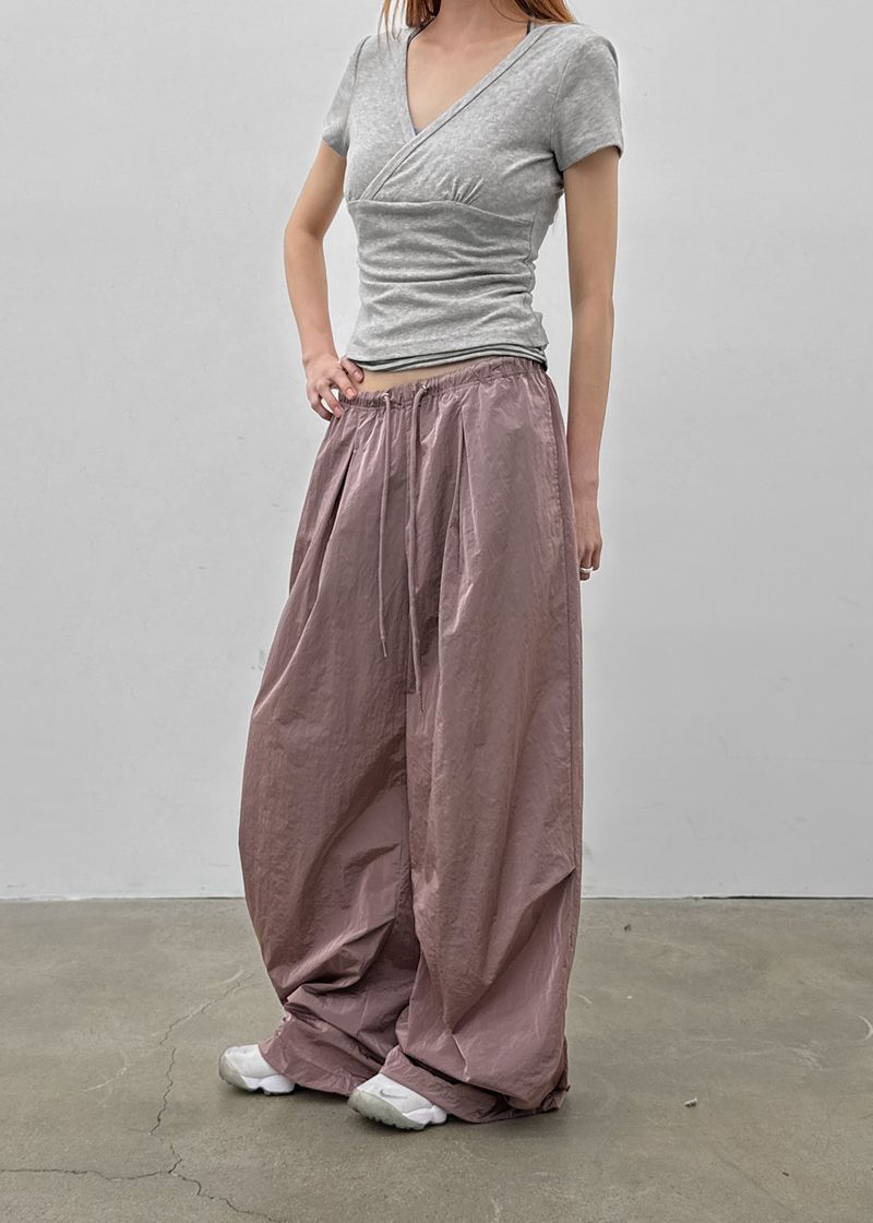 [MADE] Ronisel Nylon Tuck Banding Pants