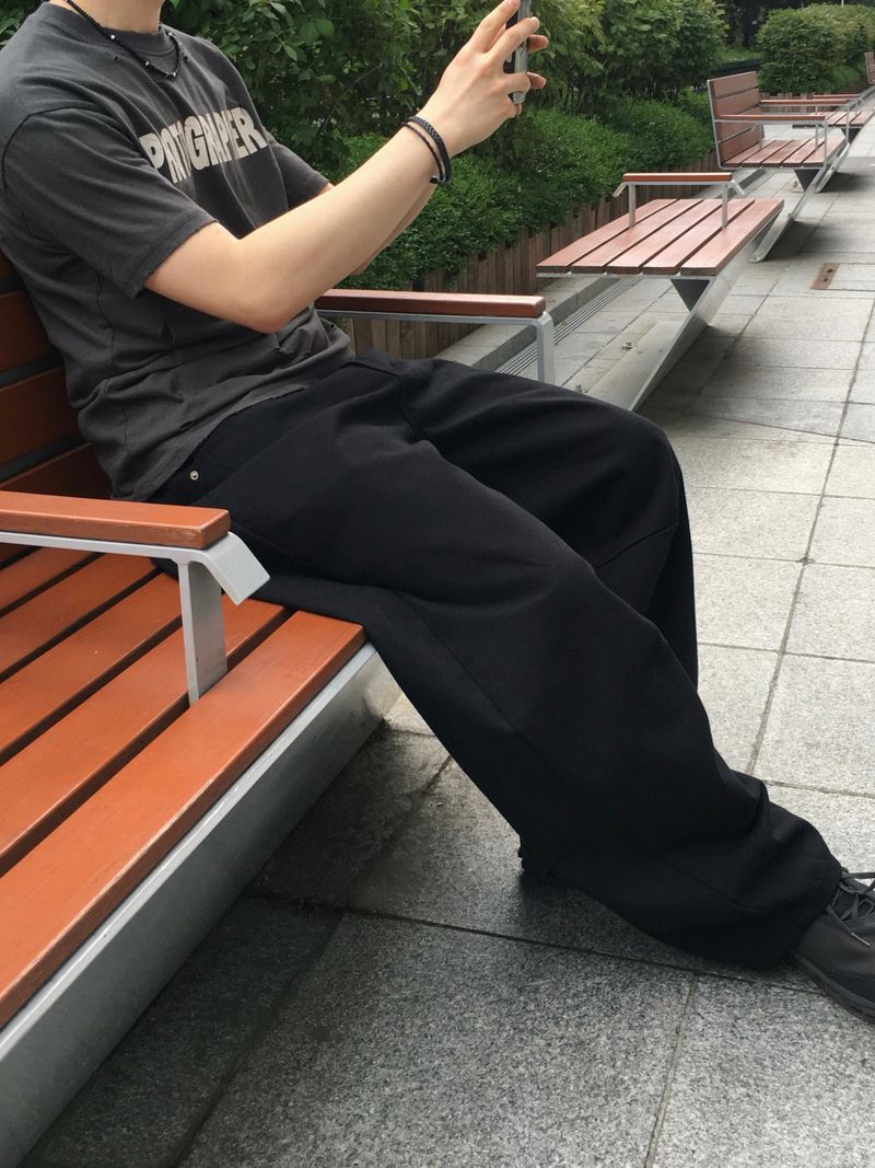 Diato Curved Dart Cotton Pants 5C