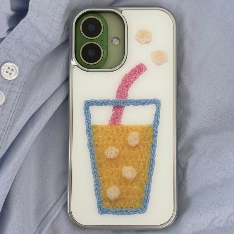 MOHAIRADE GLASS BUMPER CASE _ YELLOW