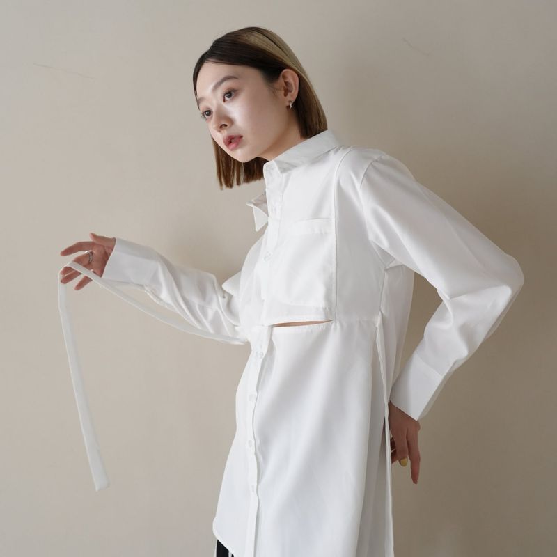 center slit shirt