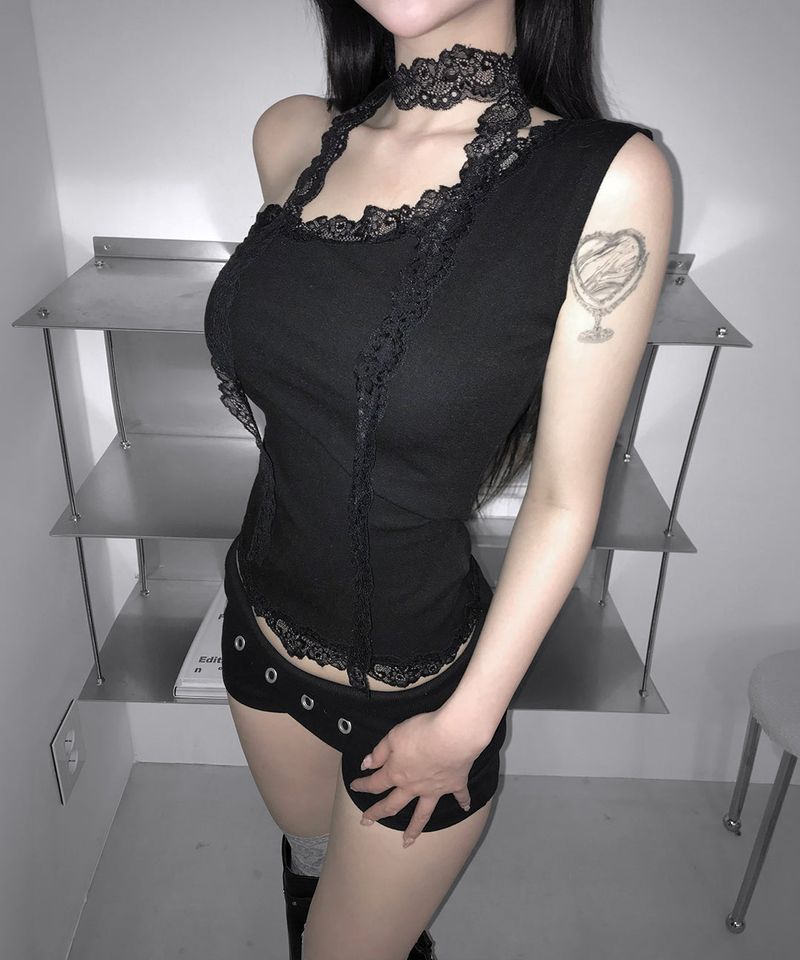 fairy lace top (3colors)