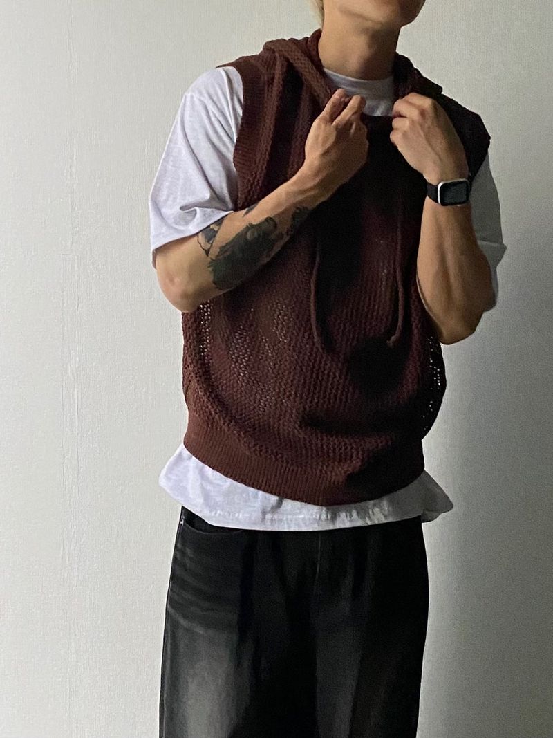 Net Hooded Vest 3C