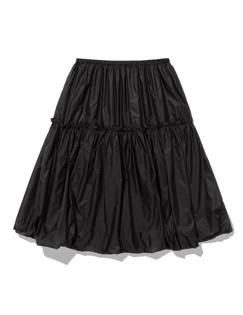 SHINING PUMPKIN MIDI SKIRT(BLACK)