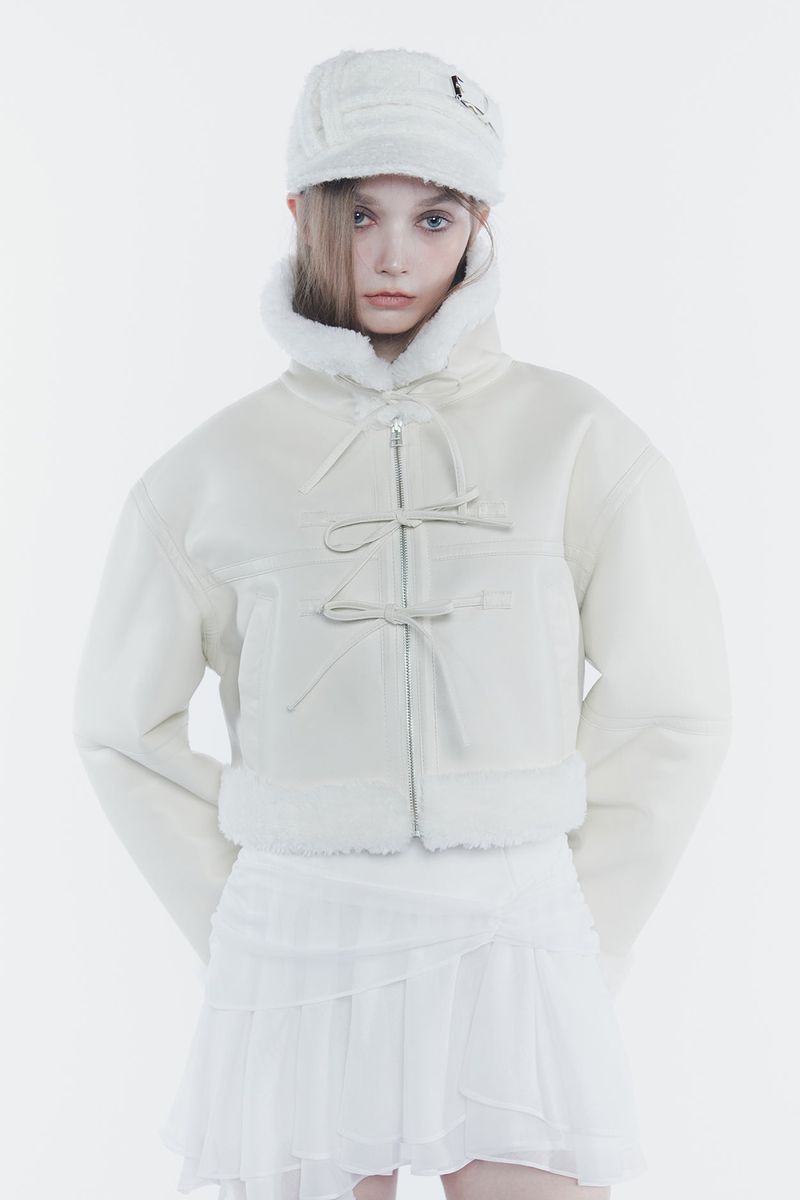 LUCY MUSTANG JACKET cream