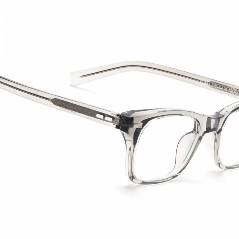 Horn-Trimmed Transparent Glasses Y.LAB 03 C15