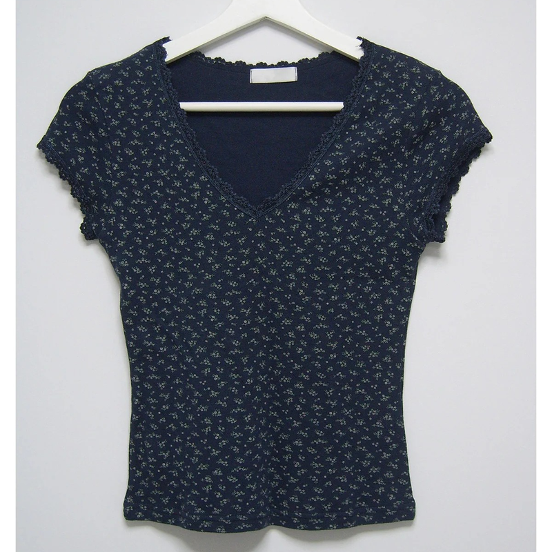 floral v tee