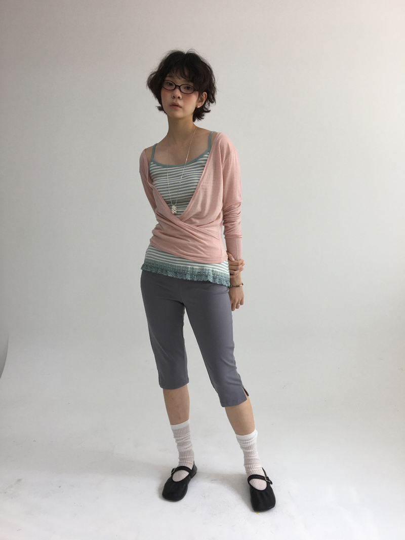 Uel Deep V-Neck T-Shirt (6color)