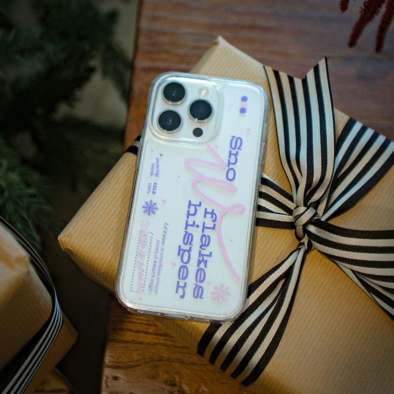 【MADE】(2type) Snow Pink Jelly hard Phone case
