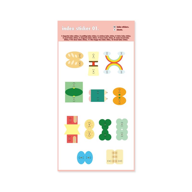 hand in glove（ハンドイングローブ）の「インデックスステッカー（スマホグッズ/小物）」