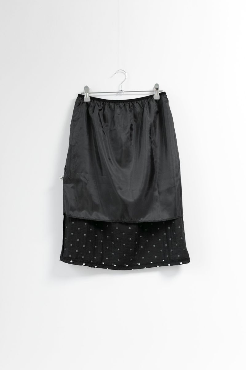 linen dot midi skirt(2colors)