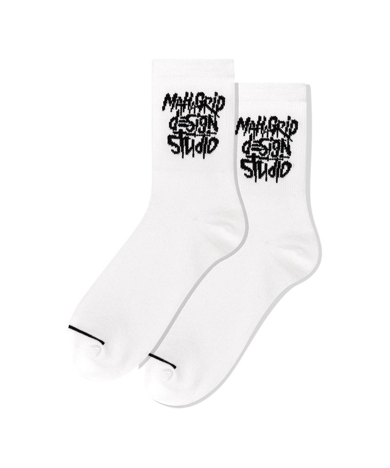 mahagrid(マハグリッド)の「SLASH LOGO CREW SOCKS(Fashion Accessories)」