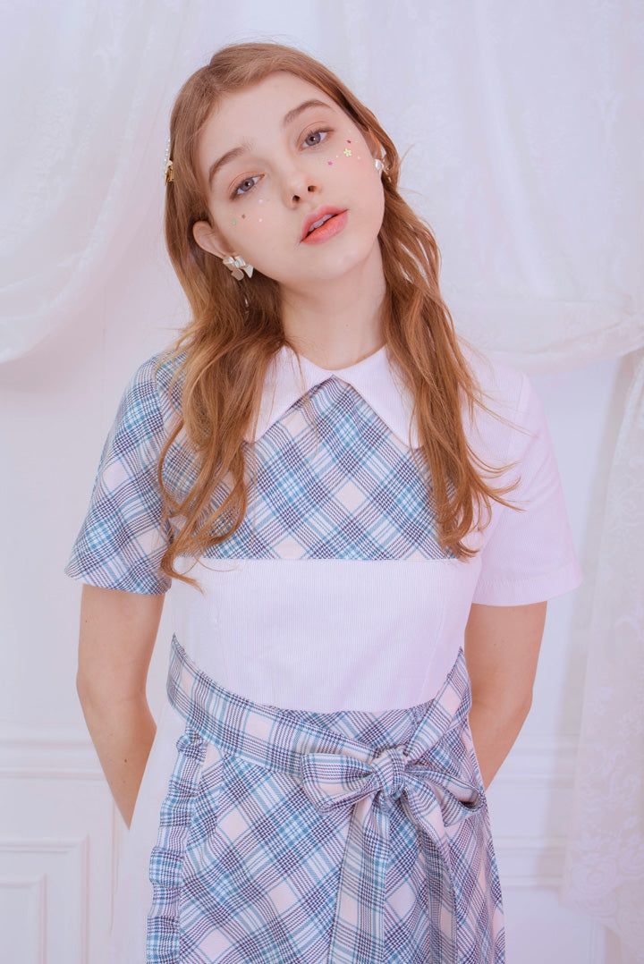 pastel pink onepiece