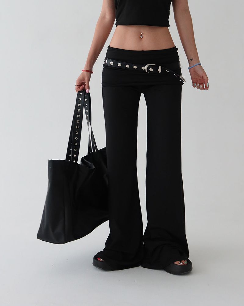 Summer Tube Top & Roll-Up Pants Two-Piece Set