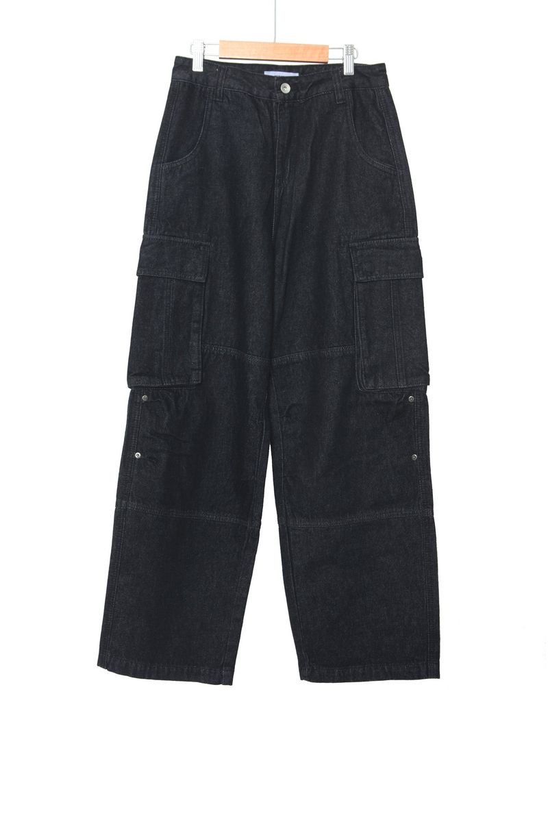 Monster cargo denim pants