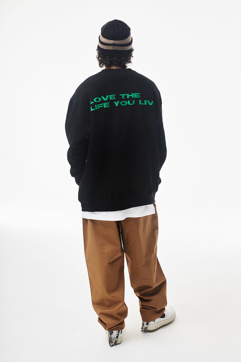 MBSRCOPT134 MID90 BAGGY COTTON PANTS CAMEL