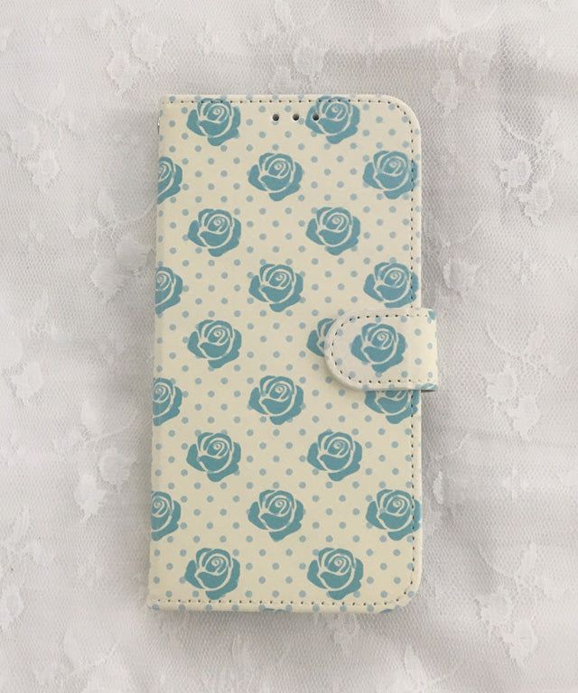 Youth Spirit（ユース スピリット）の「Rose Dot Lemon Yellow Vintage Diary Case Leather Card wallet Phone Case（Smartphone Accessories）」