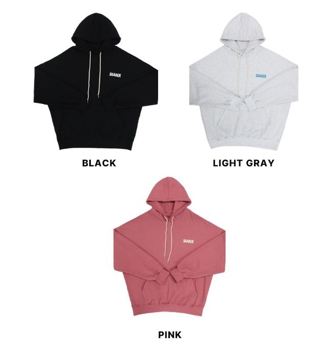 Shape Lettering Hoodie_3color