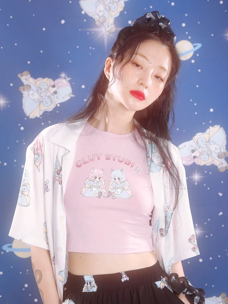 デビルツインクロップTシャツ