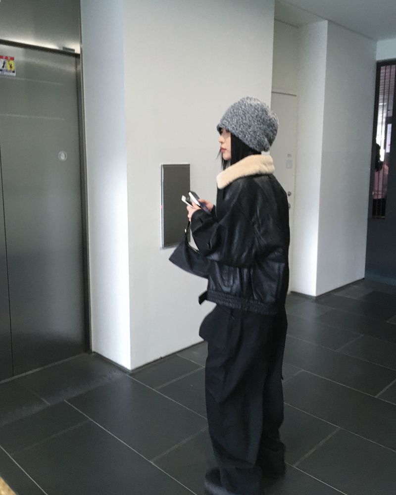 Big pocket black pants