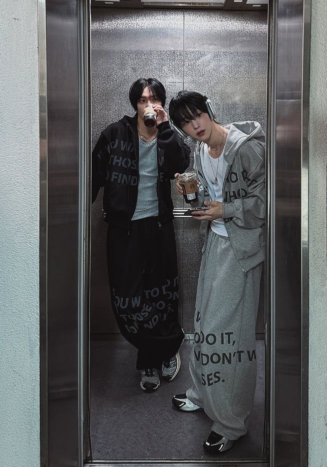 Wanted Lettering Banding Pants