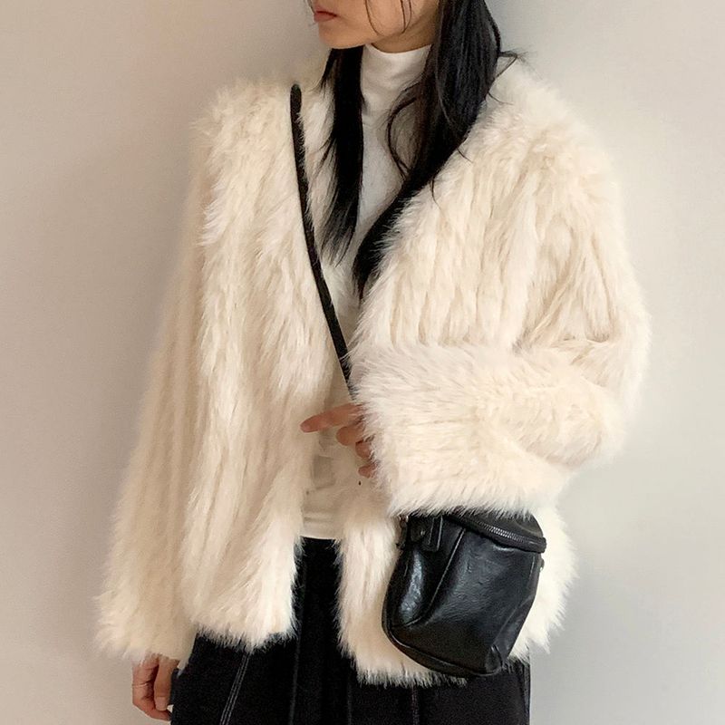 Kalit mink fur long-sleeved jacket
