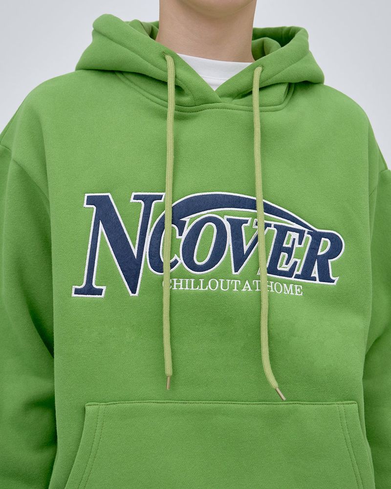 SWING LOGO HOODIE - OLIVE GREEN